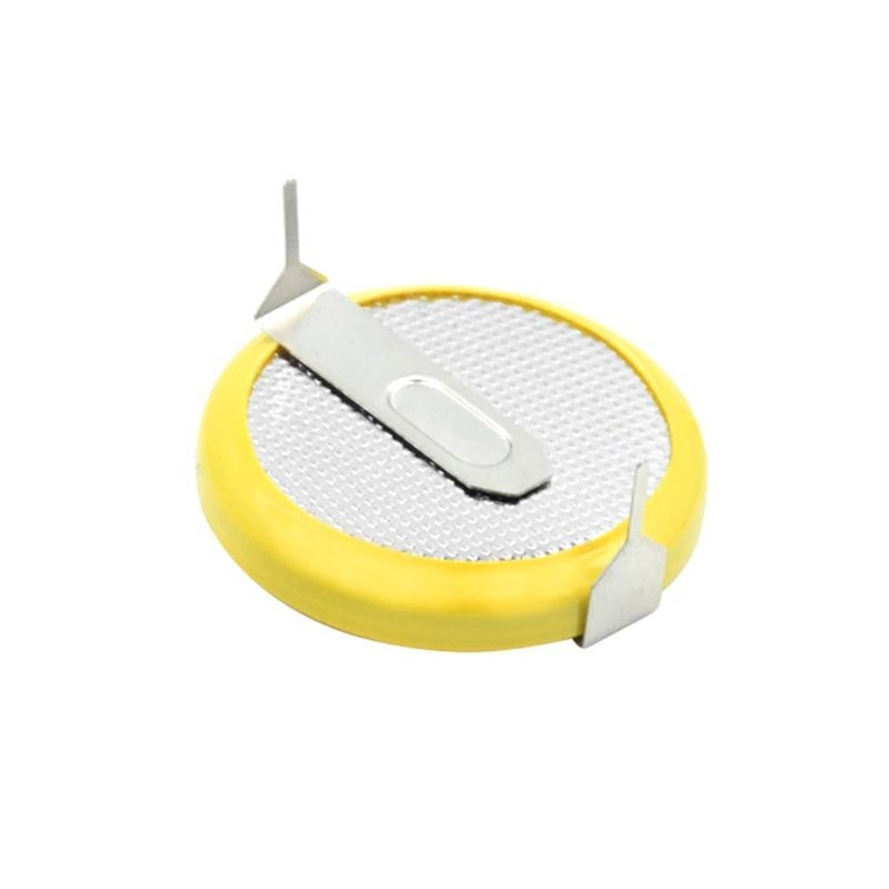 FT - BR1225- L2 3v Button Battery 50mAh Li - MnO2 Laser Welded With Pins